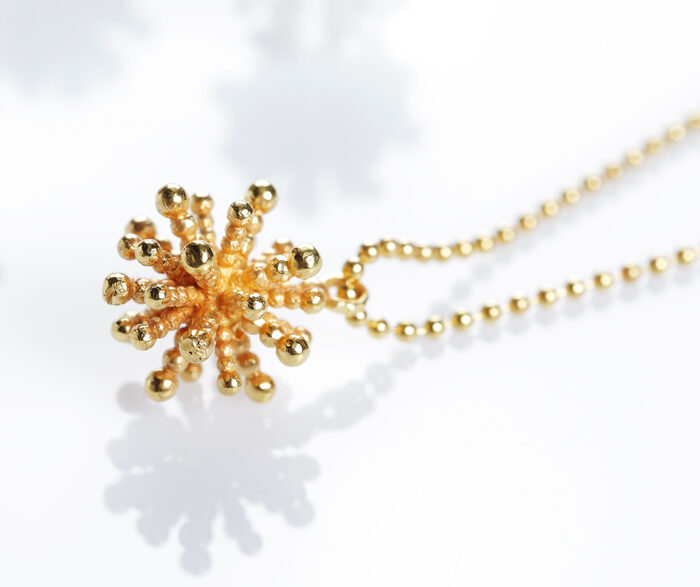 Kaelakee Lumi, hõbe, kullatud