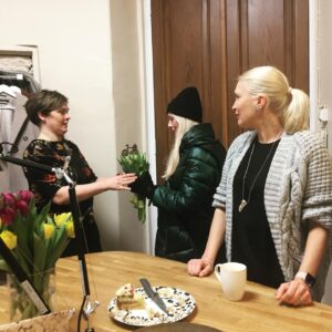 Anneli Tammik uue ateljee avamine Hobusepea 2