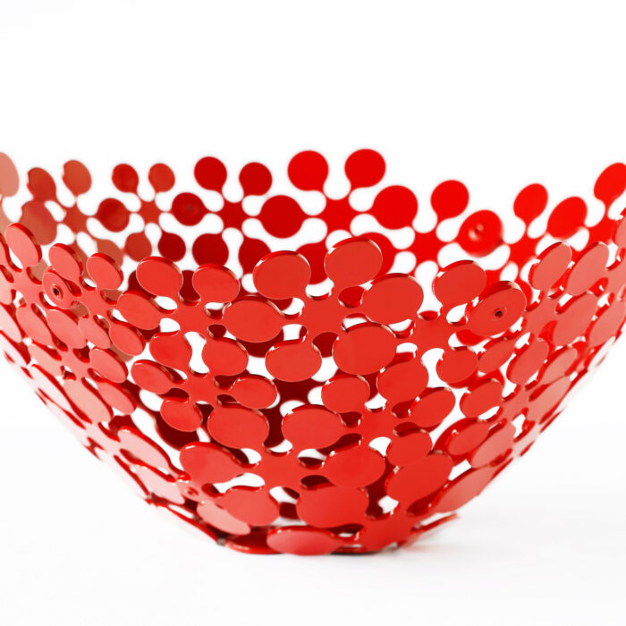 Lumelilled kauss L punane