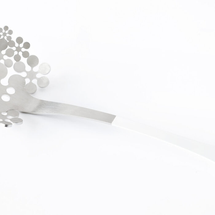 Lumelilled serveerimislusikas valge, Anneli Tammik