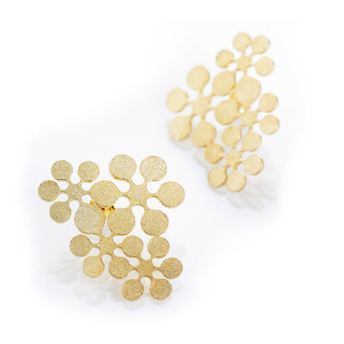 Kõrvarõngad Lumelilled kuldsed