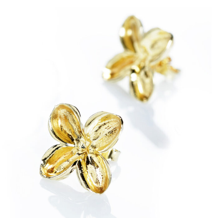 earrings Lilacs gilded