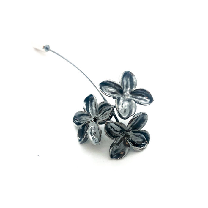 hõbedast oksüdeeritud sirelikobar pross