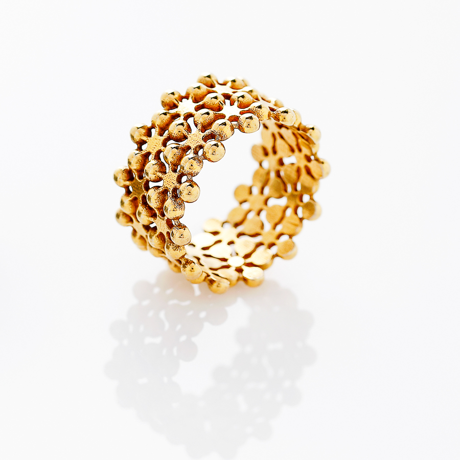 Lumelilled sõrmus Au Sõrmus "Nix Flores" Anneli Tammik Jewellery